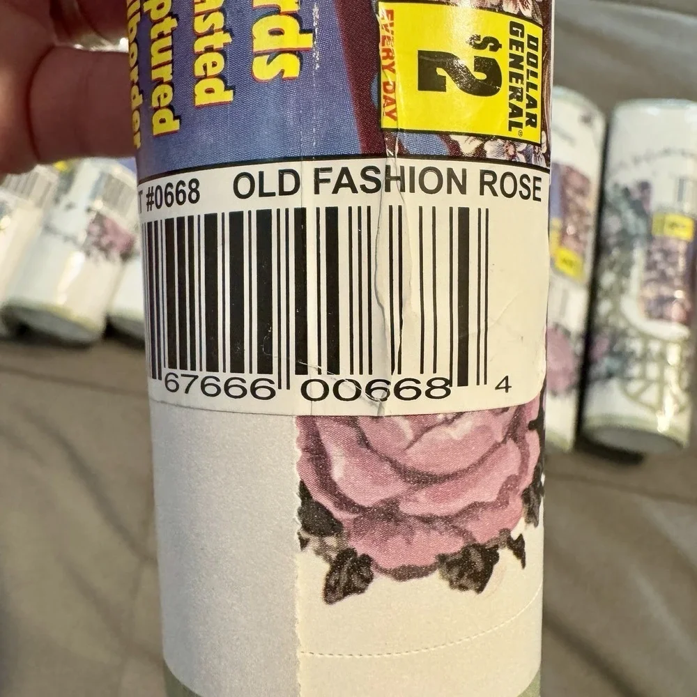 Vintage Floral Prepasted Wallpaper Border‎ 11 Rolls Old Fashion Rose 4 Yd ea.